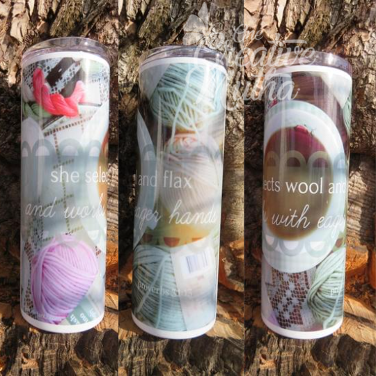 Proverbs 31:13 Tumbler