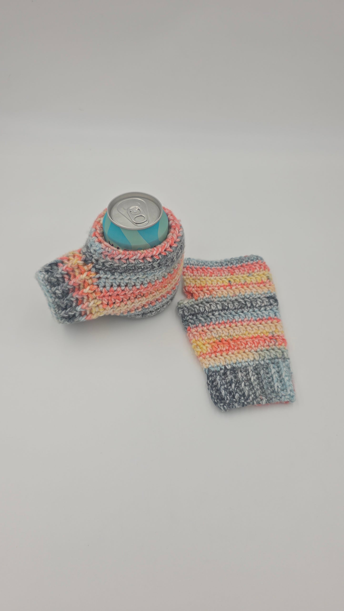 Fingerless Glove and Koozie set