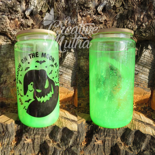 Oogie glow Snow globe Tumbler 16oz